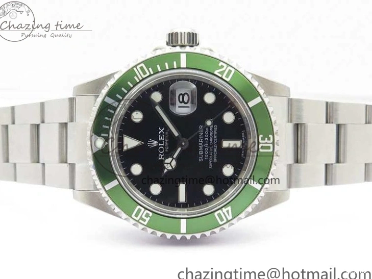 MiroTime 0421 Effortless Submariner 16610 LV Kermit Green 904L Steel ARF1:1 Best Edition on SS Bracelet SH 2577